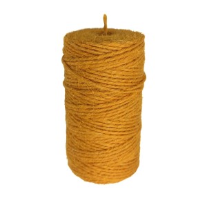 Sznurek jutowy 2 mm (żółty)