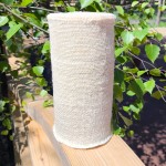 Wstążka jutowa (biała) - 20 cm | 300 g/m2