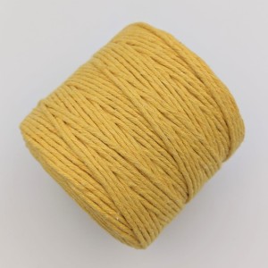 Sznurek bawełniany 3 mm (żółty)